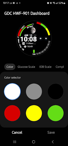 Android application GDC HWF-901 Dashboard screenshort