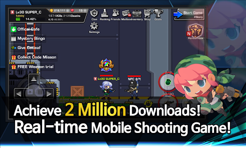 LOSTGUNS: 2D pixel online Shooting game, PVP For PC installation