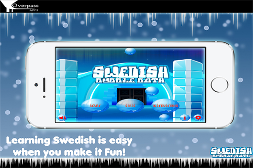 Learn Swedish Bubble Bath Game Screen 2