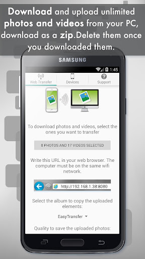 Easy Photo and Video Transfer Screenshot 1 - AppWisp.com