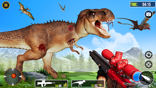 Wild Dino Shooter Hunting Game Screen 2