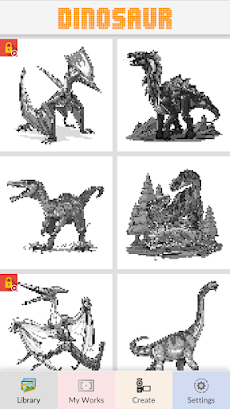 Dinosaur - Pixel Artのおすすめ画像3