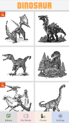 Dinosaur - Pixel Art - Screenshot 3