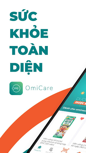 Android application OmiCare - Sức khỏe toàn diện screenshort
