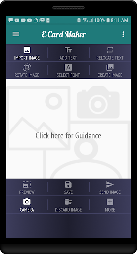 Android application eCard Maker screenshort