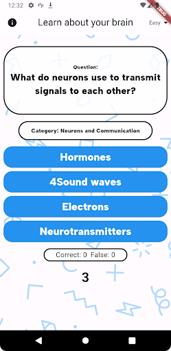 Android application Brain Trivia Quiz screenshort