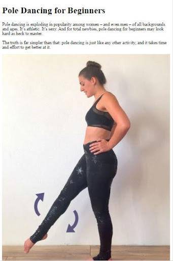 Android application How to Do Pole Dancing screenshort