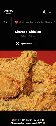 Android application Charcoal Chicken Wallasey screenshort