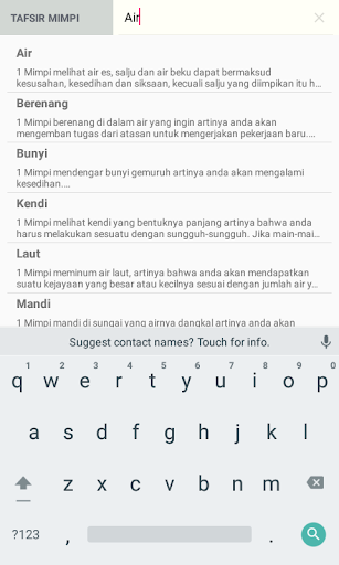 Tafsir Mimpi (Offline) Screen 3