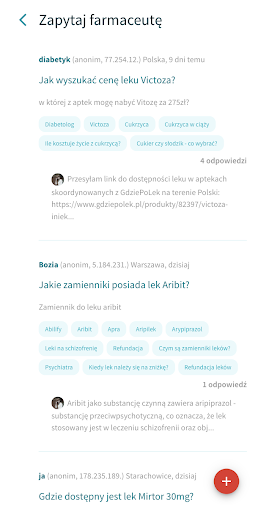 GdziePoLek Screen 3