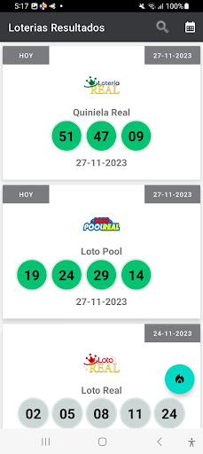 Loterias Resultados Screen 3