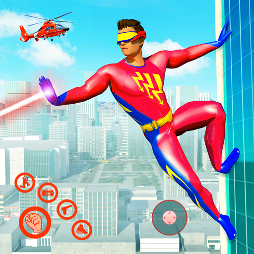 Flying Superhero Rescue Mission - Crime Fighter icon