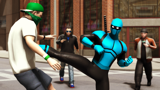 Blue Ninja : Superhero Game APK Premium Pro OBB MOD Unlimited screenshots 1