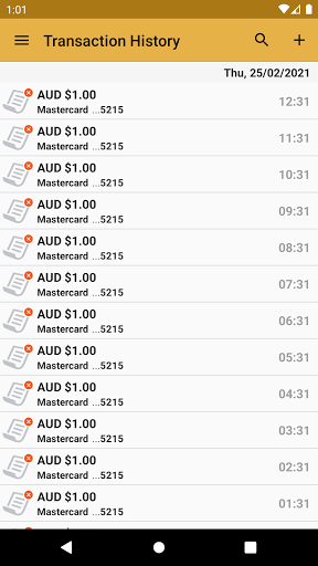 CVFR mPOS Screen 3