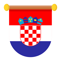 Map of Croatia 아이콘 이미지