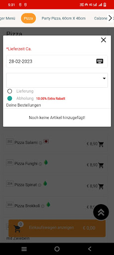 Pizza Sky Düsseldorf Screen 3
