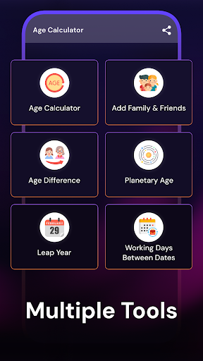 Age Calculator - Date of Birth Screen 3
