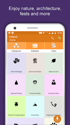 Android application Ireland Travel & Explore, Offl screenshort