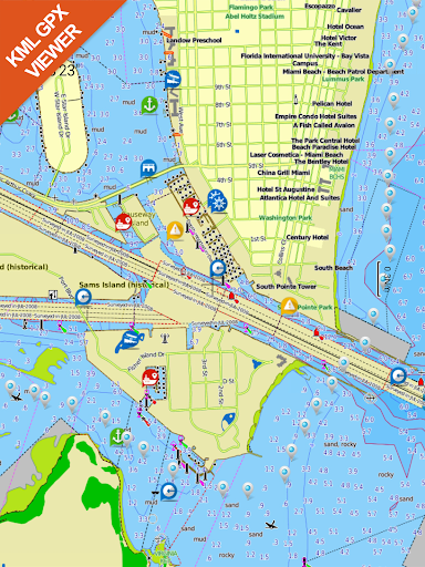 Screenshot of Fiji Islands GPS Map Navigator