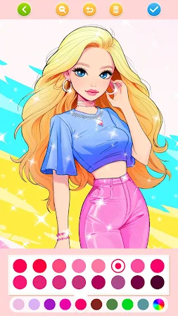 Game screenshot Doll Color: Princess Coloring apk download