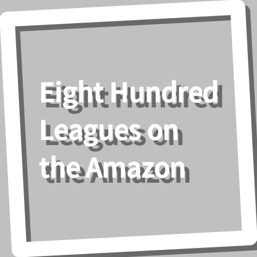 Book, Eight Hundred Leagues on logo