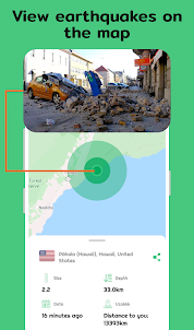Earthquake Zone | Alert - Map