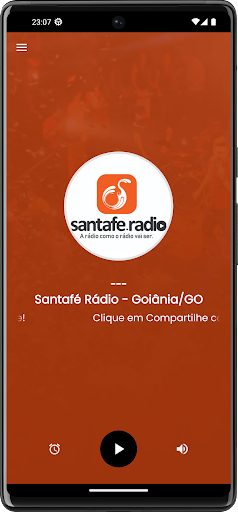 Android application Santafé Rádio Online - Goiânia screenshort