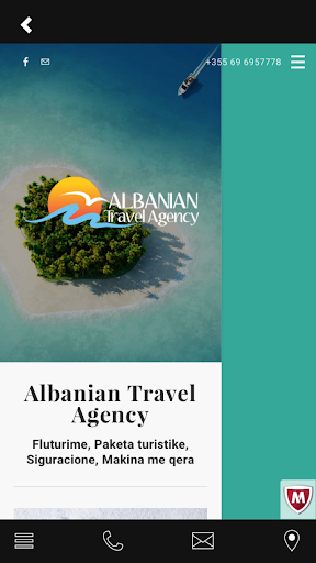 Albanian Travel Agency Screen 3
