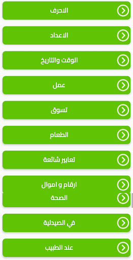 Android application Comprehensive English language screenshort