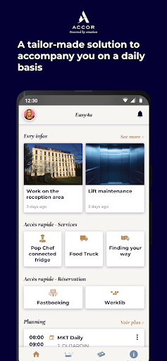 Android application Easy4u screenshort