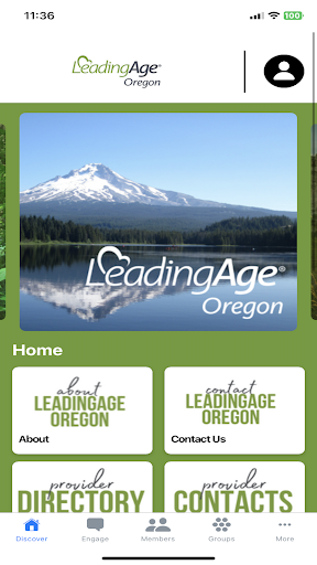 Android application LeadingAge Oregon screenshort