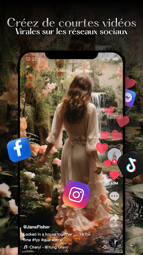 Android application Créer Reels & Story: Vishort screenshort