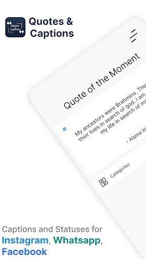 Android application Quotes & Captions screenshort