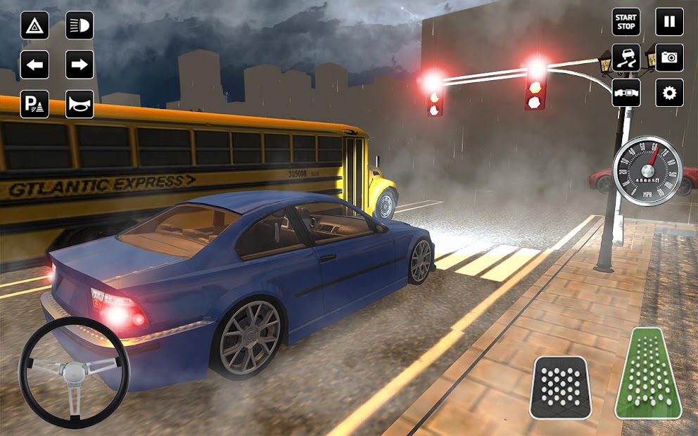Captura de Pantalla 12 3D Driving School Simulator: City Driving Games android
