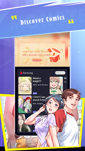 Android application Luvcomics screenshort