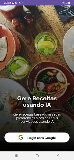 Android application ReceptIA screenshort