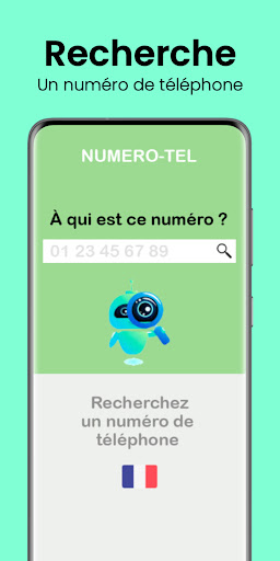 Android application Numero-Tel : Annuaire inversé screenshort