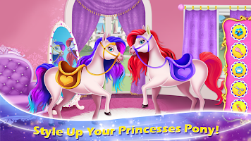Princess Pony Horse Caring - Magical Beauty Salon