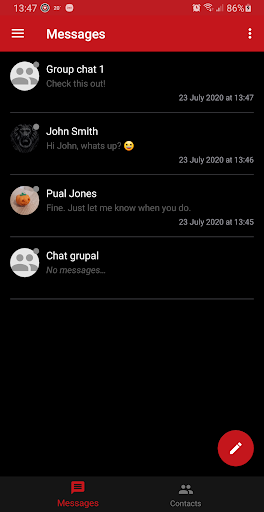 SekurMessenger Screen 3