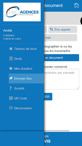 DIAG AGENCES Screen 3