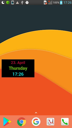 Digital Clock Widget Screen 3