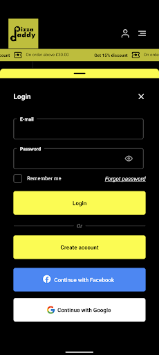 Pizzadaddy Screen 2