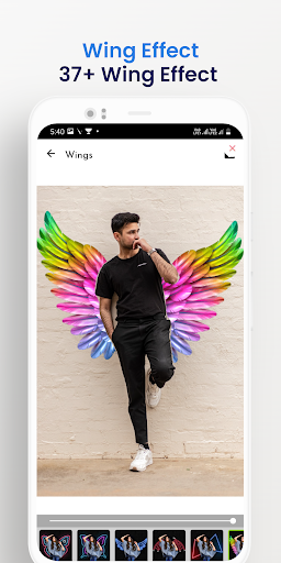 Neon Photo Editor and Effects Screen 3