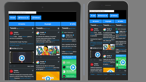 Android application Bookmark & View Tweets screenshort