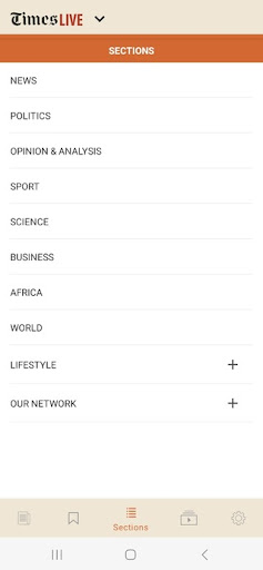 TimesLIVE Screen 2