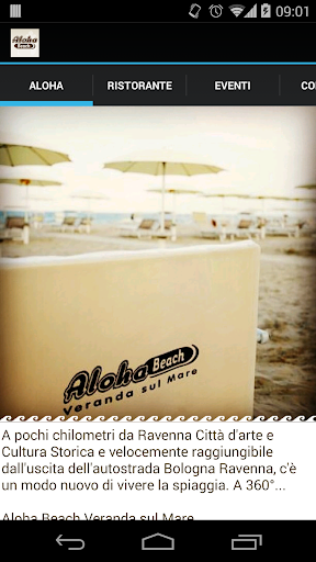 Android application Aloha Beach screenshort