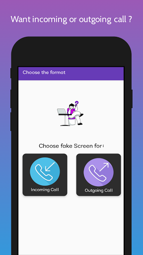 Fake call app Screen 2