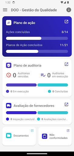 Android application DOO - Gestão da Qualidade screenshort