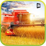 Farm Harvesting Tractor Sim icon
