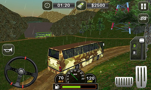 Army Bus Transporter Coach Fun Screen 3